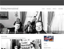Tablet Screenshot of dialoginternational.com